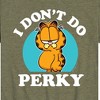 Boys' - Garfield - I Don't Do Perky Short Sleeve Graphic T-Shirt - 2 of 4