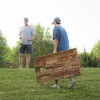 Skip's Garage | Rustic Wood All-Weather Cornhole Boards - ACA Sig Pro Series - 2 of 4