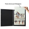 Americanflat 12" x 16" Picture Frame in Black - Quick Change Storage Frame Holds 35 Photos - Engineered Wood Frame with Plexiglass Front - 2 of 4