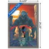 Trends International Justice League vs. Godzilla vs. Kong - Superman & Godzilla Framed Wall Poster Prints - 3 of 4