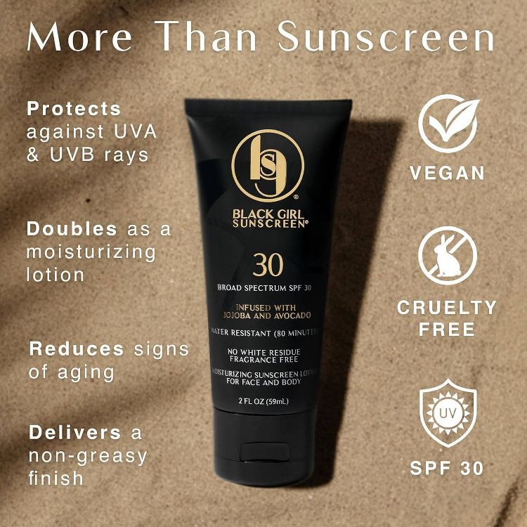 Black Girl Sunscreen Broad Spectrum Infused with Jojoba Oil - SPF 30 - 3 fl oz, 3 of 12