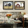 2Piece Vignette Mail Pouch Barn & Buck County Black Framed Wall Art for Living Room,Wall Art Print for Home Decor by Billy Jacobs - 4 of 4
