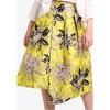 Women's Jacquard Floral Midi Asymmetrical Midi Skirt - Topshop - 3 of 4