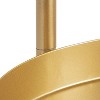 Kate and Laurel Finn Round Metal Tabletop Planter, 7.25x7.25x10, Gold - 3 of 4
