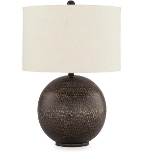 Signature Design by Ashley Hambell Table Lamp, Black & Gold Finish - 1 of 4