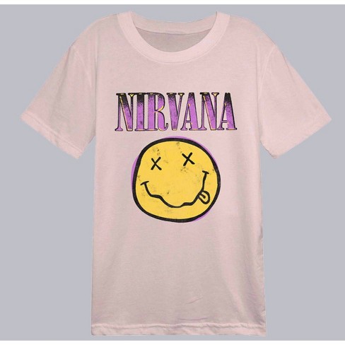 Toddler Girls' Short Sleeve Nirvana T-shirt - Pink : Target