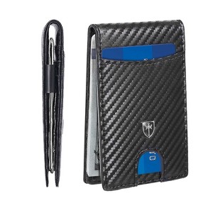 Generic Money Clip Wallet for Men RFID Blocking Minimalist Slim Bifold Front Pocket Wallet - 1 of 4