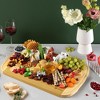 Bamboo Wood Cutting Board Chopping & Serving Board 18" x 12" XL Large - Royal Craft Wood - 3 of 4