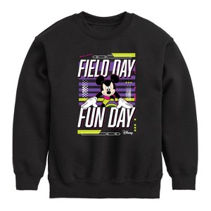 Boys' - Disney - Field Day Fun Day Graphic Long Sleeve Fleece Sweatshirt - 1 of 4