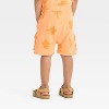 Grayson Mini Toddler Boys' Palm Tree Pull-On Cargo Shorts - Orange - 2 of 3