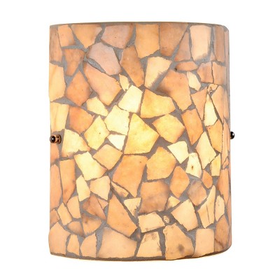 Chloe Lighting Kai Mosaic 1 Light Indoor Wall Sconce 8"Wide