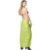 LA LEELA Women's Bikini Beach Wrap Swimwear Cover up Bathing suit Summer Wraps Swimsuit Sarong Skirts for Women One Size Green, Tie Dye Design - 4 of 4