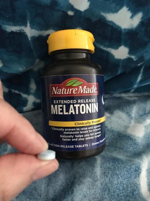 Nature Made Melatonin 100% Drug Free Sleep Aid For Adults 4mg Extended ...