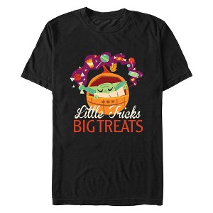 Men's Star Wars The Mandalorian Halloween Grogu Big Treats T-Shirt - 1 of 4