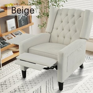 Hrinhom 27.1"W Adjustable Backrest Recliner Chair and USB Port - 1 of 4