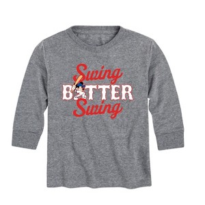 Boys' - Disney - Swing Batter Swing Long Sleeve Graphic T-Shirt - 1 of 4