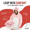 Mochi Bunny Adult Snugible Blanket Hoodie & Pillow - 2 of 4