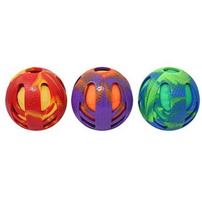 Multipet Multi-Armor Ball Dog Toy - A tough dog toy with multi-armor protection, designed to withstand rough play.