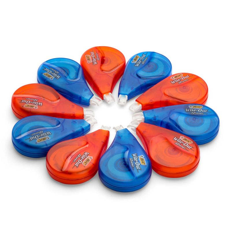 BiC Wite-Out Correction Tape 2ct Orange/Blue, 5 of 6