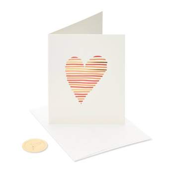 Letterpress Heart Card - PAPYRUS
