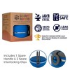 Healthy Human Travel Dog Bowls |Set of 2 Interlocking Bowls - 4 of 4