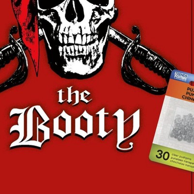 clear push pins bundle