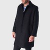 Alpine Swiss Orson Mens Wool Blend Car Coat Tailored Long Topcoat for Men Single Breasted Overcoat Winter Jacket Walking Coat - 2 of 4