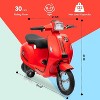 Coucheta Kids Electric Motorcycle, 24V 350W Powerful Motor, Up to 14MPH, Waterproof Design with 12" Tires - 2 of 4