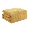 VCNY 3pc Full/Queen Sands Pinsonic Quilt Set Gold: Hypoallergenic Microfiber, Embroidered, Modern Design - 4 of 4