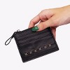 Mersi Tess Studded Card Holder Zipped Wallet - Black : Target