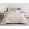 16"x16" Spring Zippy Striped Square Throw Pillow Spring Green - e by design: Reversible, Indoor Accent Pillow, Twill Polyester - 4 of 4
