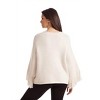 Women's Amia Ribbed V-Neck Sweater - french kyss - 3 of 4