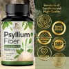 Psyllium Husk Capsules, Max Potency Dietary Fiber 1500mg, 100% Soluble Pills - 120 Capsules By Nature's Nutrition - 4 of 4