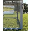 12x12 FT Gazebo Tent Outdoor Pop Up Canopy Tent with Netting, Adjustable Height Instant Gazebos for Patio Garden Backyard - 4 of 4