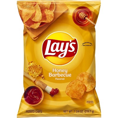 Lay's Honey Barbecue Flavored Potato Chips - 7.75oz