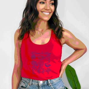 Simply Sage Market The Ocean Is Calling Collage Racerback Tank - 1 of 3