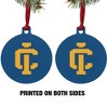 Ithaca College Secondary Logo Aluminum Holiday Christmas Tree Ornament - 2 of 4
