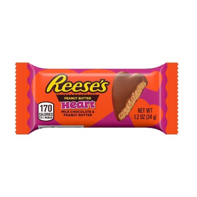 Reese's Valentine's Day Peanut Butter Chocolate Heart - 1.2oz