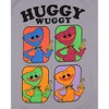 Seven Times Six Poppy Playtime Shirt Boy's Huggy Wuggy Short Sleeve Graphic Tee Grey - 2 of 3