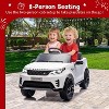 12V Kids Electric Ride On Car, 2 Motors, 3 Speed Settings, Parent Remote Control, Safety Belt, LED Lights & Music - 2 of 4
