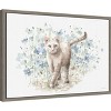 Amanti Art Bohemian Blue Cat II by Lisa Audit Canvas Wall Art Print Framed 23 x 16-in. - 3 of 4