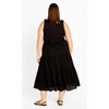 Women's Plus Size Hallie Dress - black | CITY CHIC - 2 of 4
