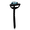 Slickblue Women’s Halo Ring, Black Stainless Steel with Sea Blue CZ Center and Clear Accents, Pear-Inspired, 5–10 - 4 of 4