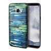Reiko Samsung Galaxy S8 Edge/ S8 Plus Embossed Wood Pattern Design TPU Case with Flowers - 2 of 4
