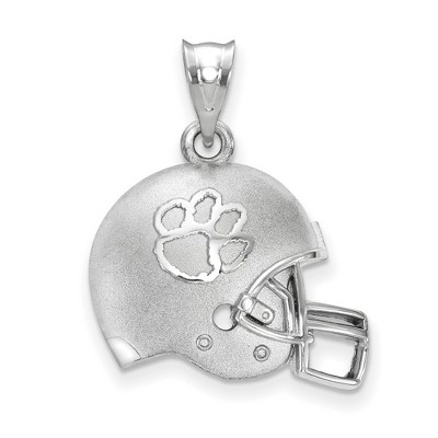 Clemson University Sterling Silver Medium Pendant
