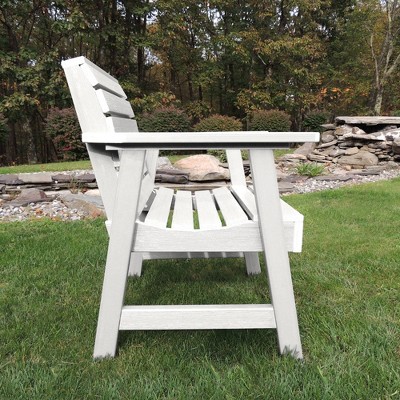 White Poly Lumber Weatherly Garden Armchair Set