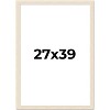 PosterPalooza | 27x39 Wide Barnwood Picture Frame, UV Acrylic, 6 Finishes - Grey, Brown, White, and Black - 2 of 4