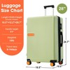Contrast Color Hardshell Luggage 28inch Expandable Spinner Suitcase with TSA Lock Lightweight - 3 of 4