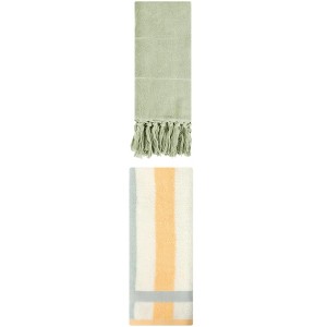 REGALWOVEN 2 Packs Cotton Absorbent Soft Decorative Bathroom Hand Towel for Kitchen - 1 of 4