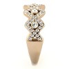 Slickblue Rose Gold IP Stainless Steel Ring with Clear Crystal, Women’s Eternity Ring, Pink, Sizes 5-10 - 4 of 4